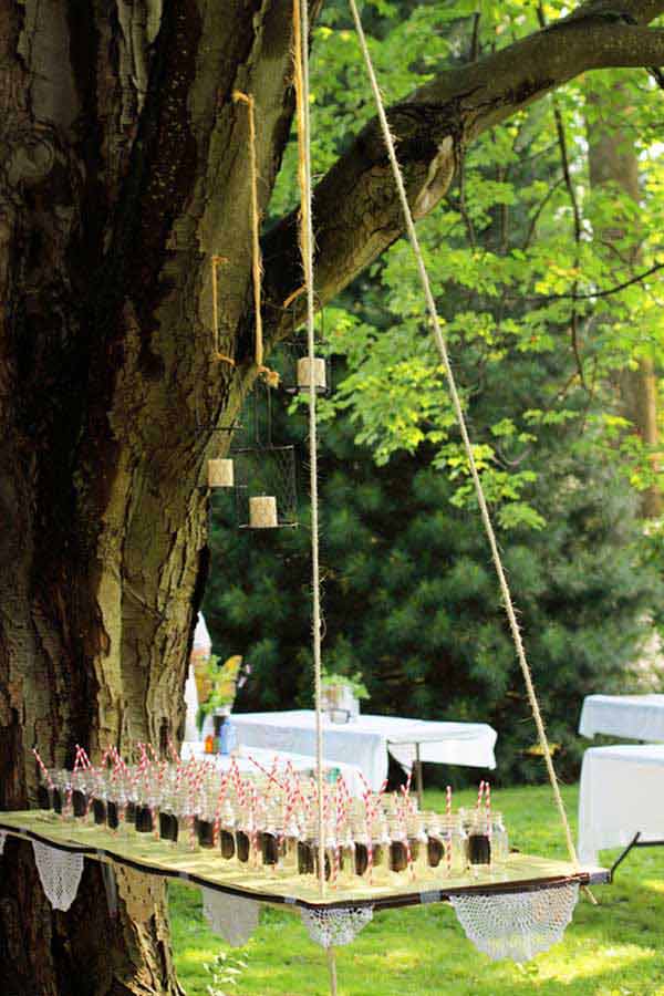 20 Attractive and Unique Outdoor Wedding Bar Ideas - Amazing DIY