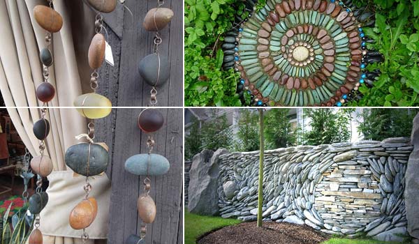 21 Lovely DIY Ideas To Spice Up Garden with Pebbles Art