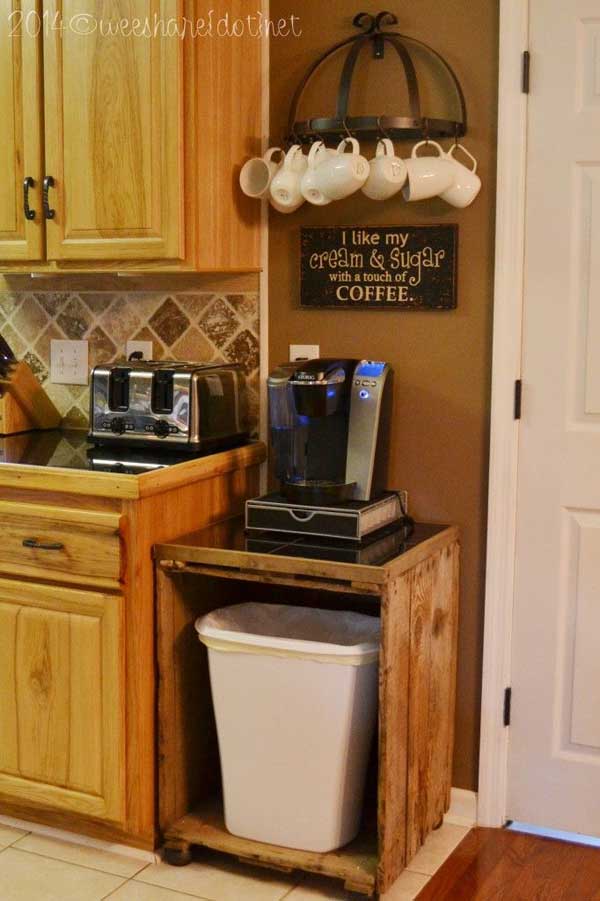 30 Fun and Practical DIY Coffee Mugs Storage Ideas for