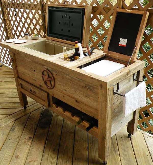19 Clever DIY Outdoor Cooler Ideas Let You Keep Cool In 
