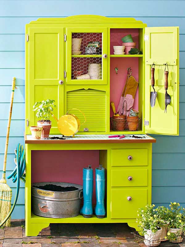 24 Practical DIY Storage Solutions for Your Garden and Yard