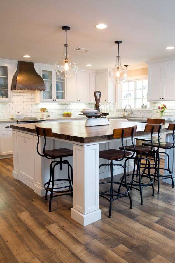 19 Must-See Practical Kitchen Island Designs With Seating - Amazing DIY