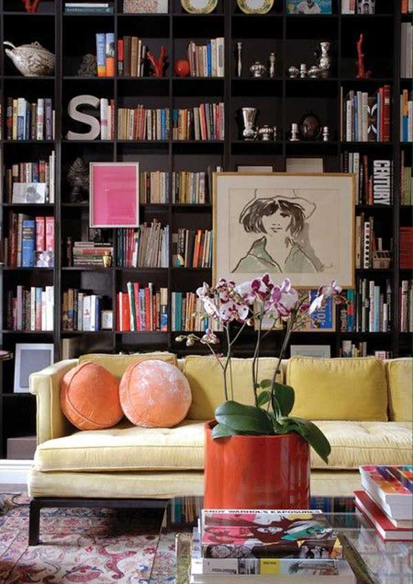 Modern Library Decorating Ideas Pictures for Simple Design