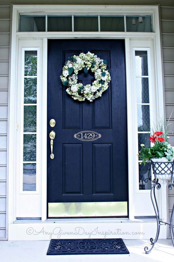 32 Bold and Beautiful Colored Front Doors - Amazing DIY, Interior