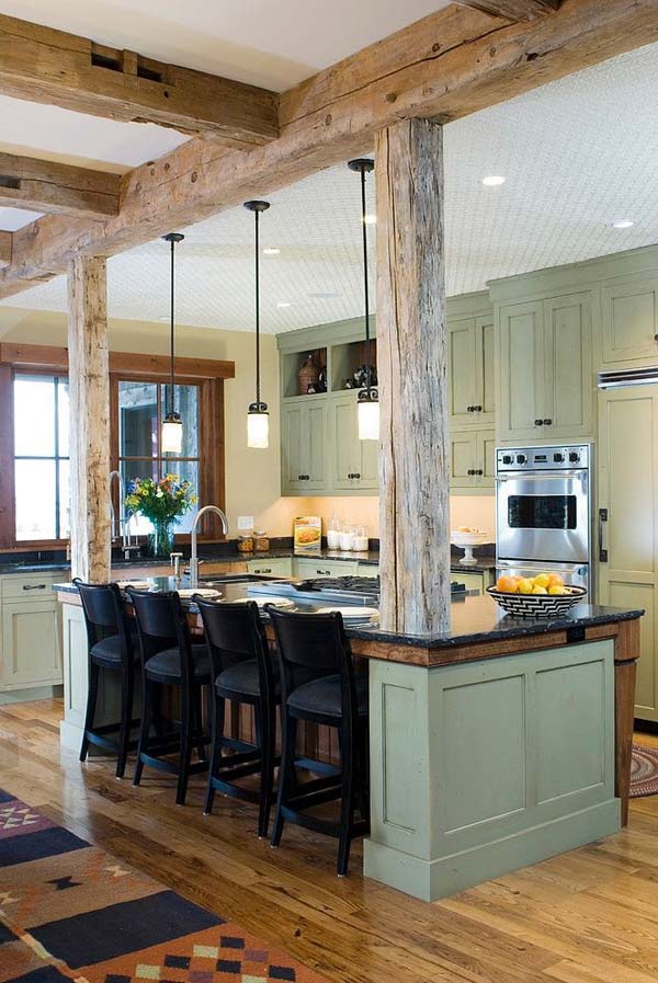 32 Wonderful Ideas To Design Your Space With Exposed Wooden