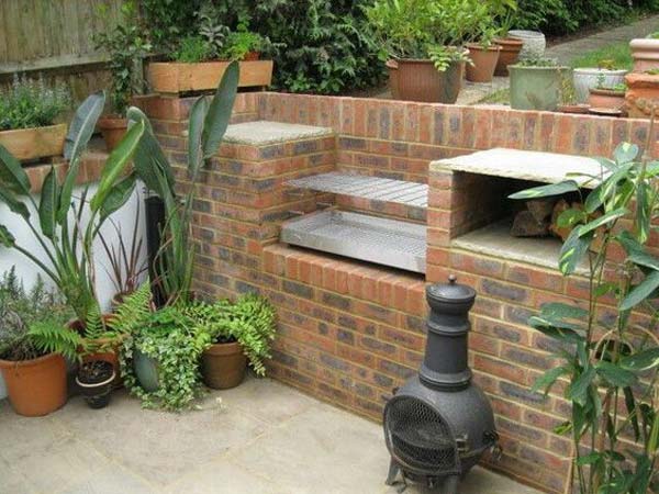 15 Cool DIY Backyard Brick Barbecue Ideas