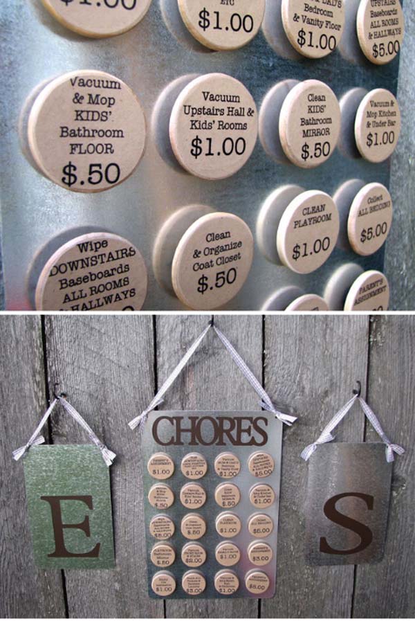 Lovely DIY Chore Charts For Kids - Amazing DIY, Interior & Home Design