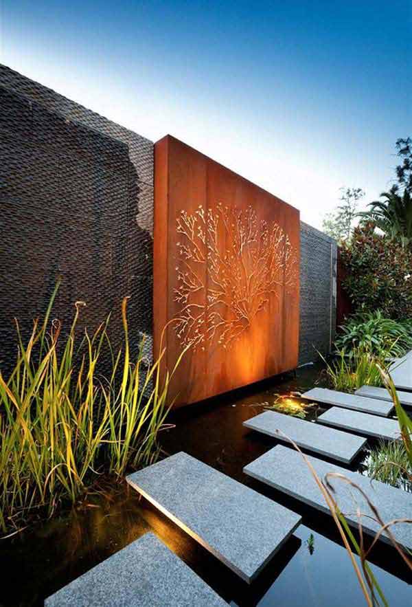 metal projects rusted diy garden outdoor amazing wood woohome modern source landscape patio rusty