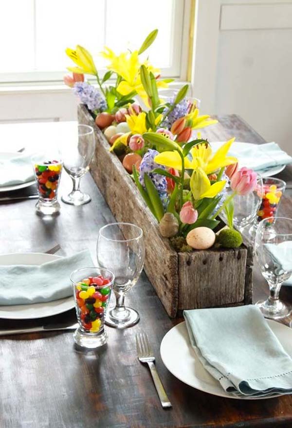easter tablescapes easy table diy lovely tablescape spring centerpiece scape source decorations decorating