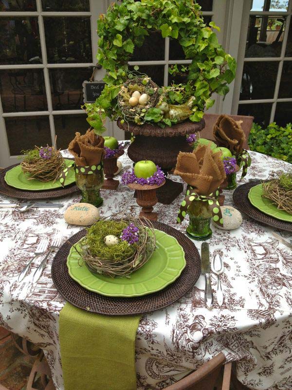 Easter Decorating Ideas Table Setting