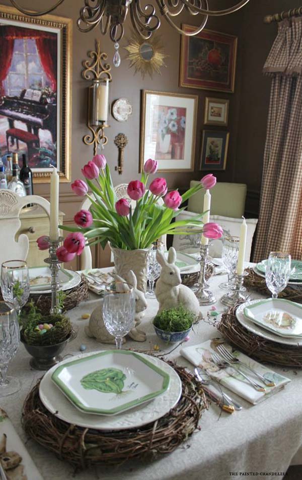 easter tablescapes source interior diy