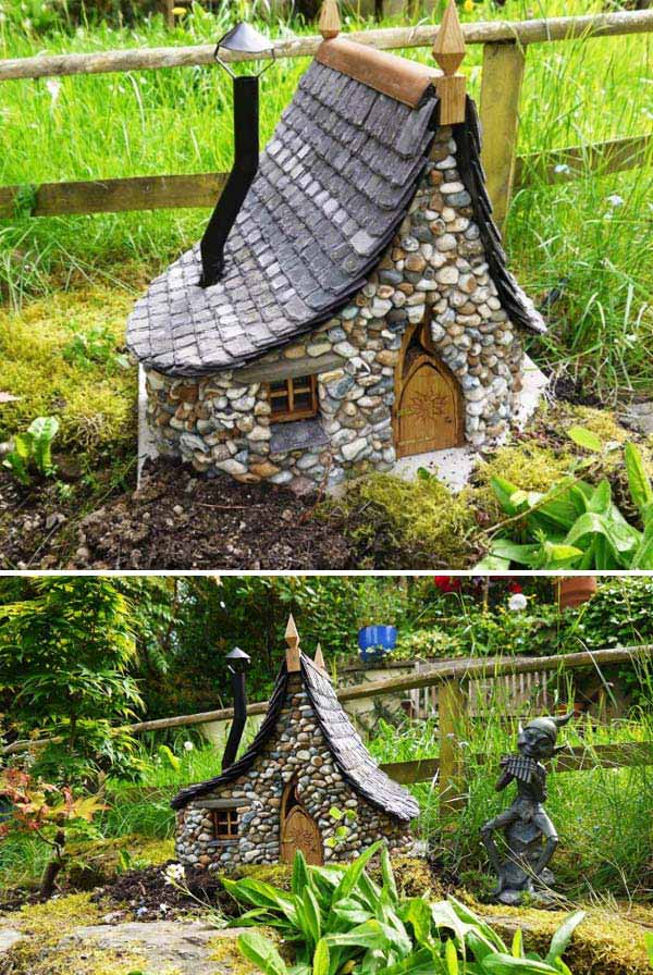 17 Cutest Miniature Stone Houses To Beautify Garden This 