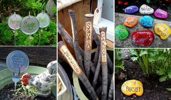 19 Cute And No Money Ideas To Label The Garden Plants Amazing