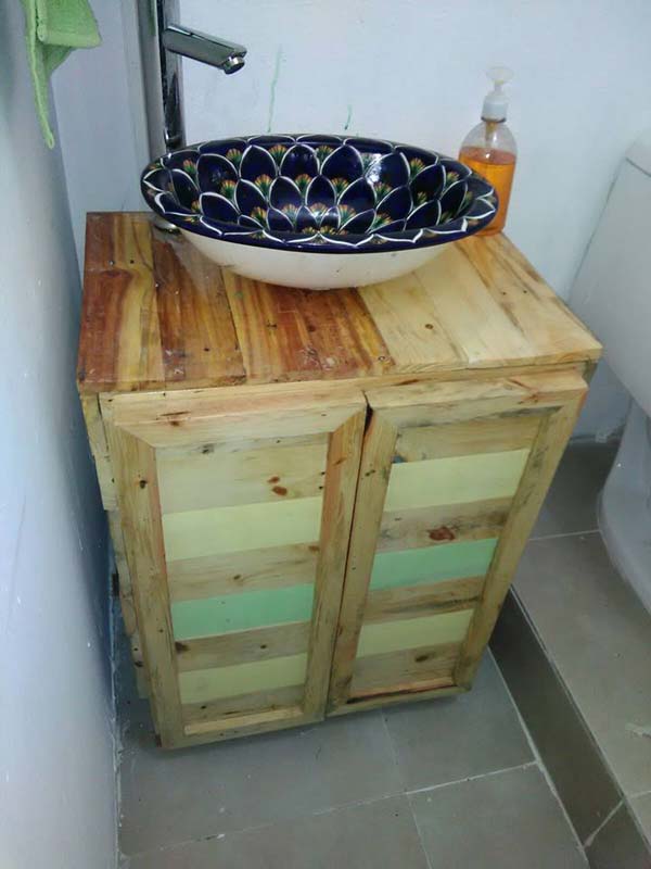The Best 24 DIY Pallet Projects for Your Bathroom - Amazing DIY
