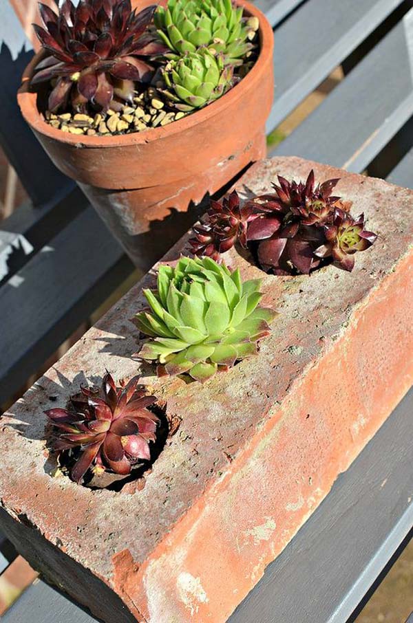 DIY Ideas For Creating Cool Garden or Yard Brick Projects 
