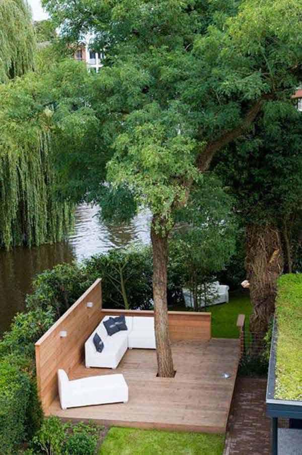 DIY a Cozy Seat Around Your Tree - Amazing DIY, Interior & Home Design