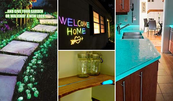 Make A Glow In The Dark Project For Home Decor