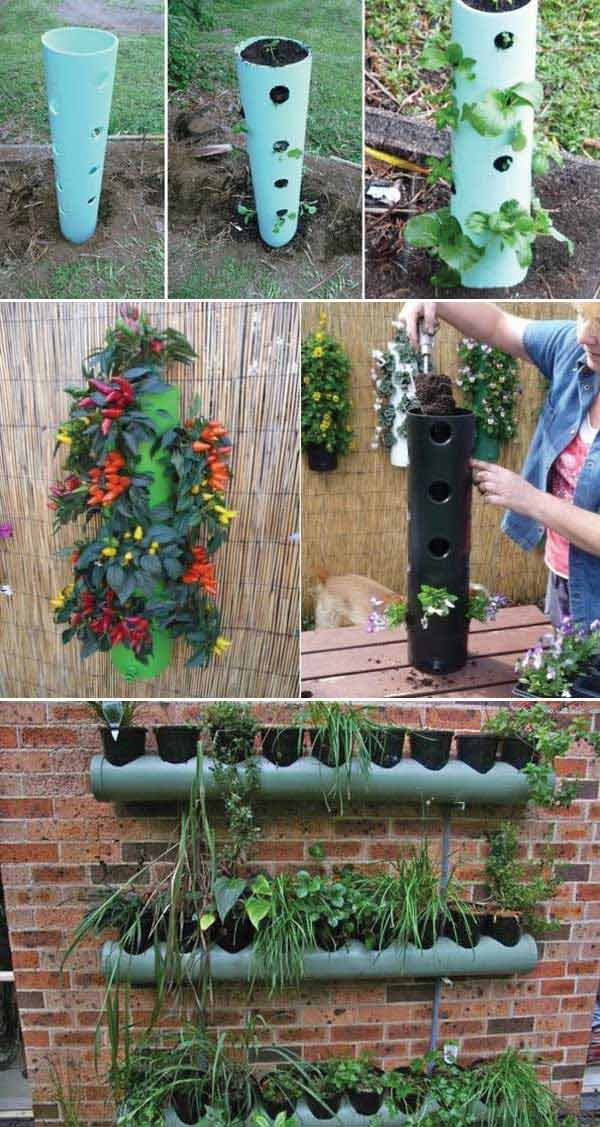 Top 20 Low-Cost DIY Gardening Projects Made With PVC Pipes - Amazing