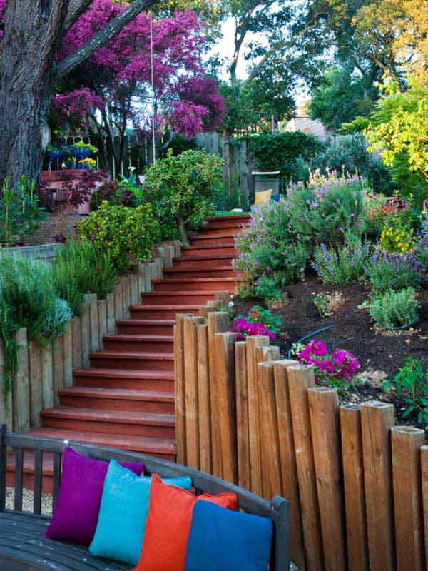 The Best 23 DIY Ideas to Make Garden Stairs and Steps - Amazing DIY