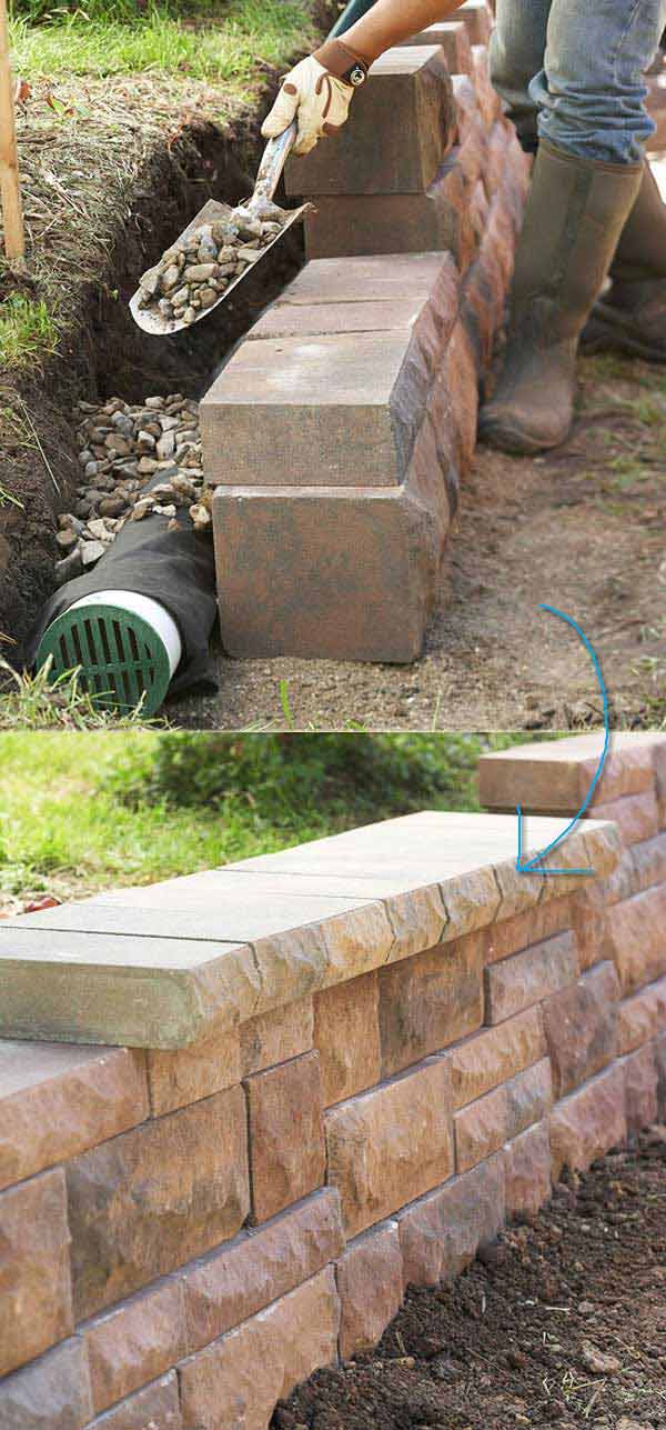 20 Inspiring Tips for Building a DIY Retaining Wall ...