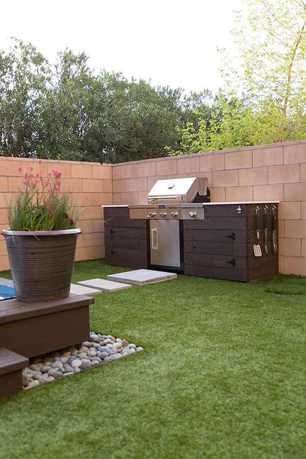 Adding a Barbecue Grill Area To Summer Yard or Patio ...