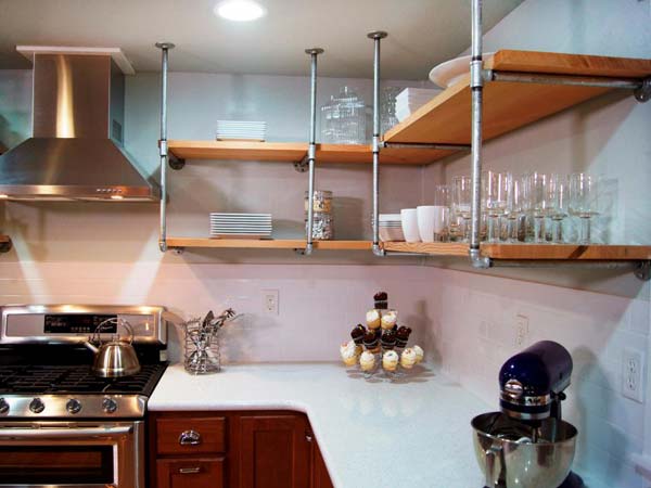 Interesting And Practical Shelving Ideas For Your Kitchen