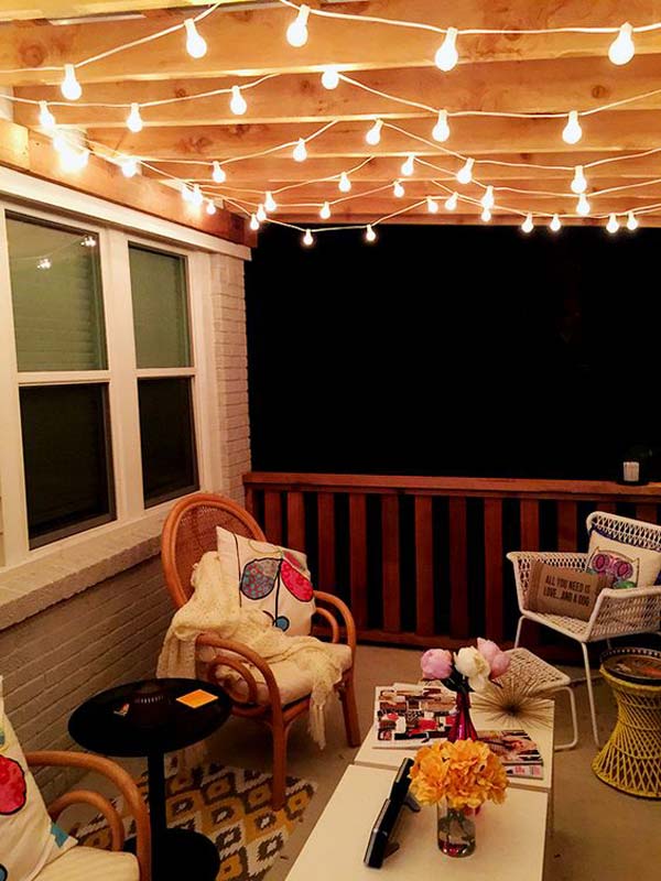 27 DIY String Lights Ideas For Fall Porch and Yard - Amazing DIY