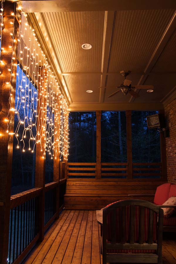 27 DIY String Lights Ideas For Fall Porch and Yard - Amazing DIY