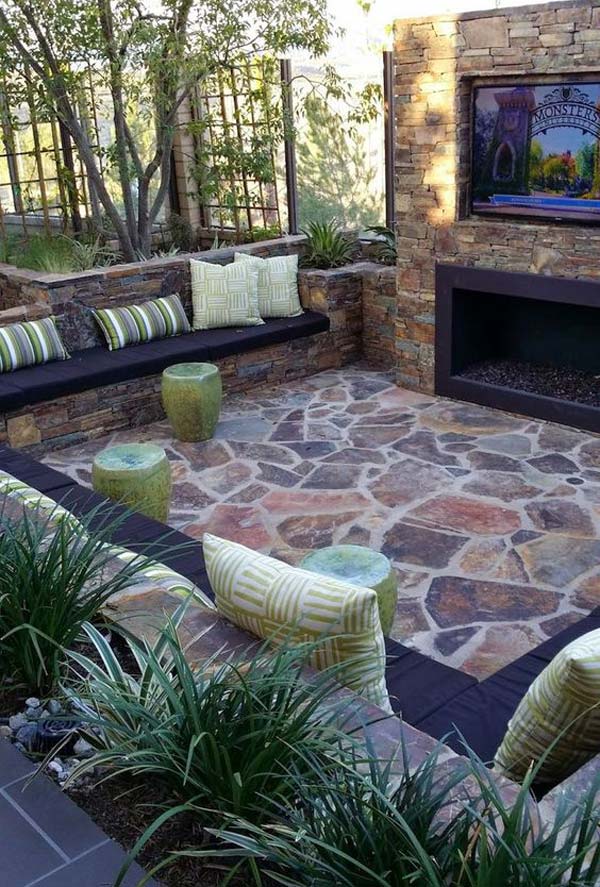 sunken fire pit cozy nights firepit steal awesome outdoor styleestate source