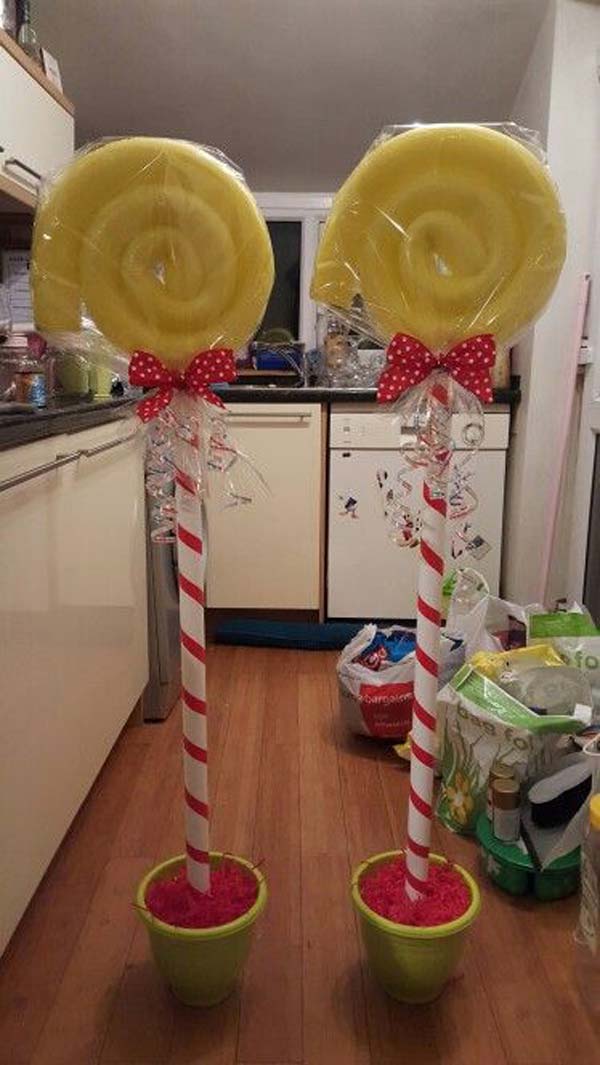 10 Exciting Christmas Decorations Created From Pool Noodles - Amazing