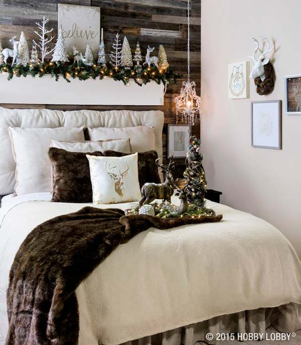 33 Best Christmas Decorating Ideas for Your Bedroom ...