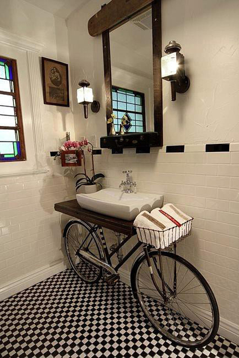 Bicycle Bathroom Sink