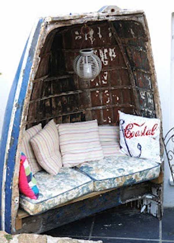 15 clever ideas for reuse boats - amazing diy, interior