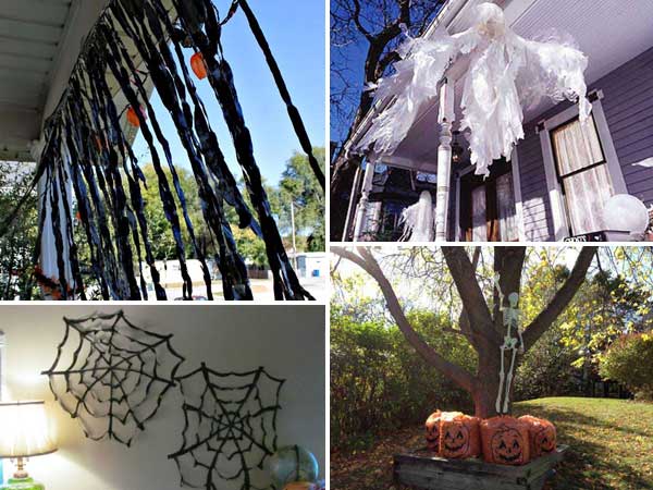 17 Best Pictures Plastic Bag Ghost Decorations - 10 Packing Tape Ghost Ideas Diy Halloween Decorations Pretty My Party Party Ideas