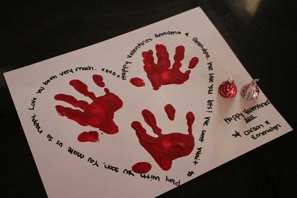 valentine crafts for 1 year olds