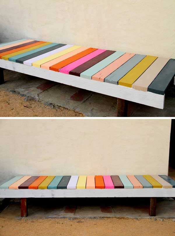 35 Popular DIY Garden Benches You Can Build It Yourself - Amazing DIY