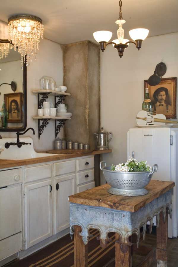 32 Simple Rustic Homemade Kitchen Islands - Amazing DIY, Interior