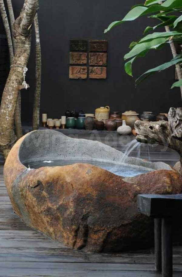 22 Natural Stone Bathtub Ideas for Your Classy Bathroom - Amazing DIY