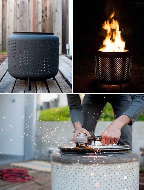 Diy Fire Pit Ideas, Are Washing Machine Drums Good Fire Pits