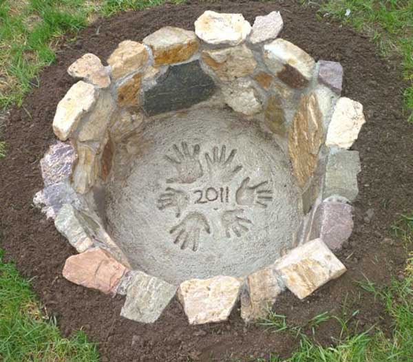 Diy Fire Pit Ideas, Making A Fire Pit With Rocks