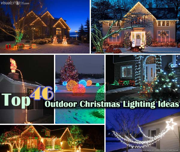 Top 46 Outdoor Christmas Lighting Ideas Illuminate The Holiday Spirit ...