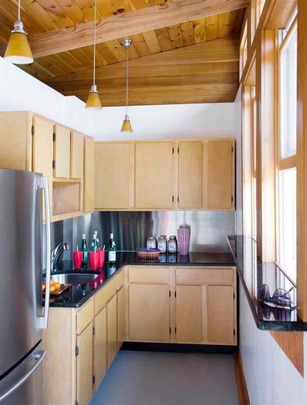 38 Cool Space-Saving Small Kitchen Design Ideas - Amazing DIY, Interior