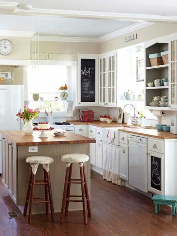 38 Cool Space-Saving Small Kitchen Design Ideas - Amazing DIY, Interior