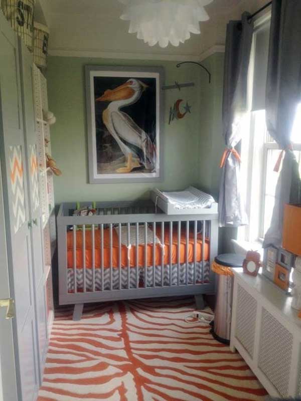 red baby nursery ideas