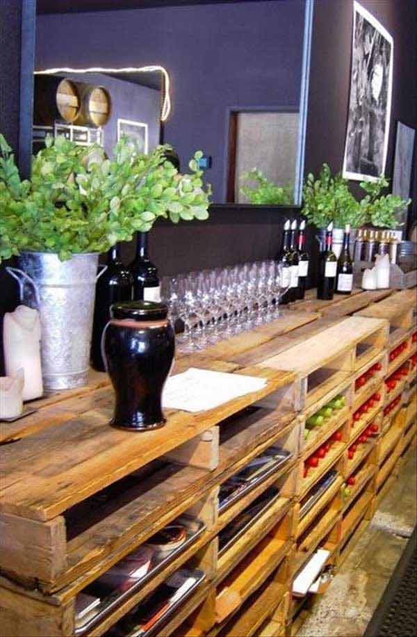 Top 30 The Best DIY Pallet Projects For Kitchen - Amazing DIY, Interior