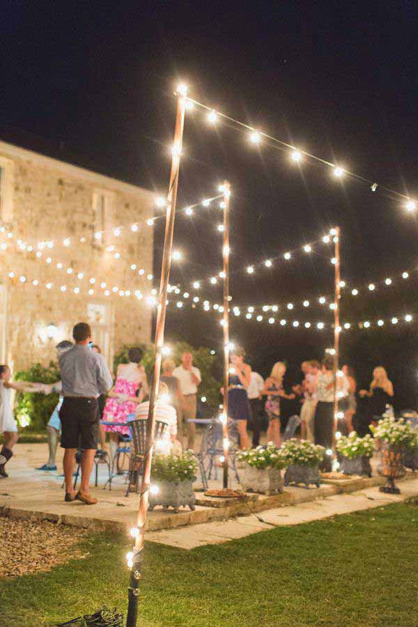 Best 26 Breathtaking Yard and Patio String Light Ideas