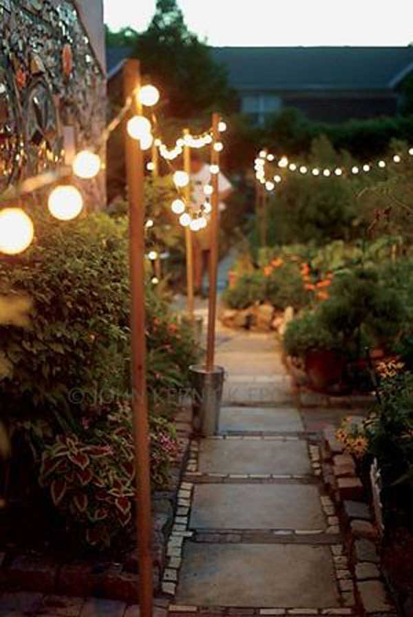 Best 26 Breathtaking Yard and Patio String Light Ideas