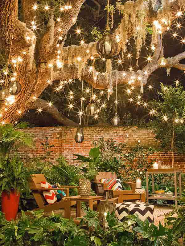 Best 26 Breathtaking Yard and Patio String Light Ideas