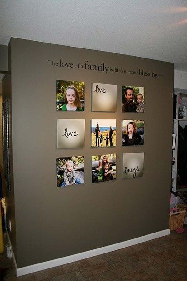 Top 24 Simple Ways to Decorate Your Room with Photos Amazing DIY