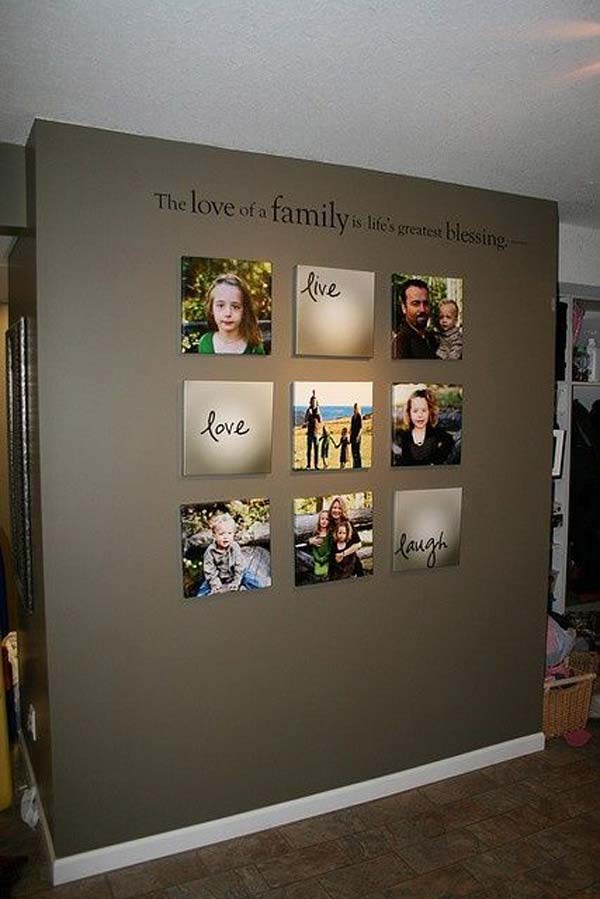 Top 24 Simple Ways to Decorate Your Room with Photos  Amazing DIY 